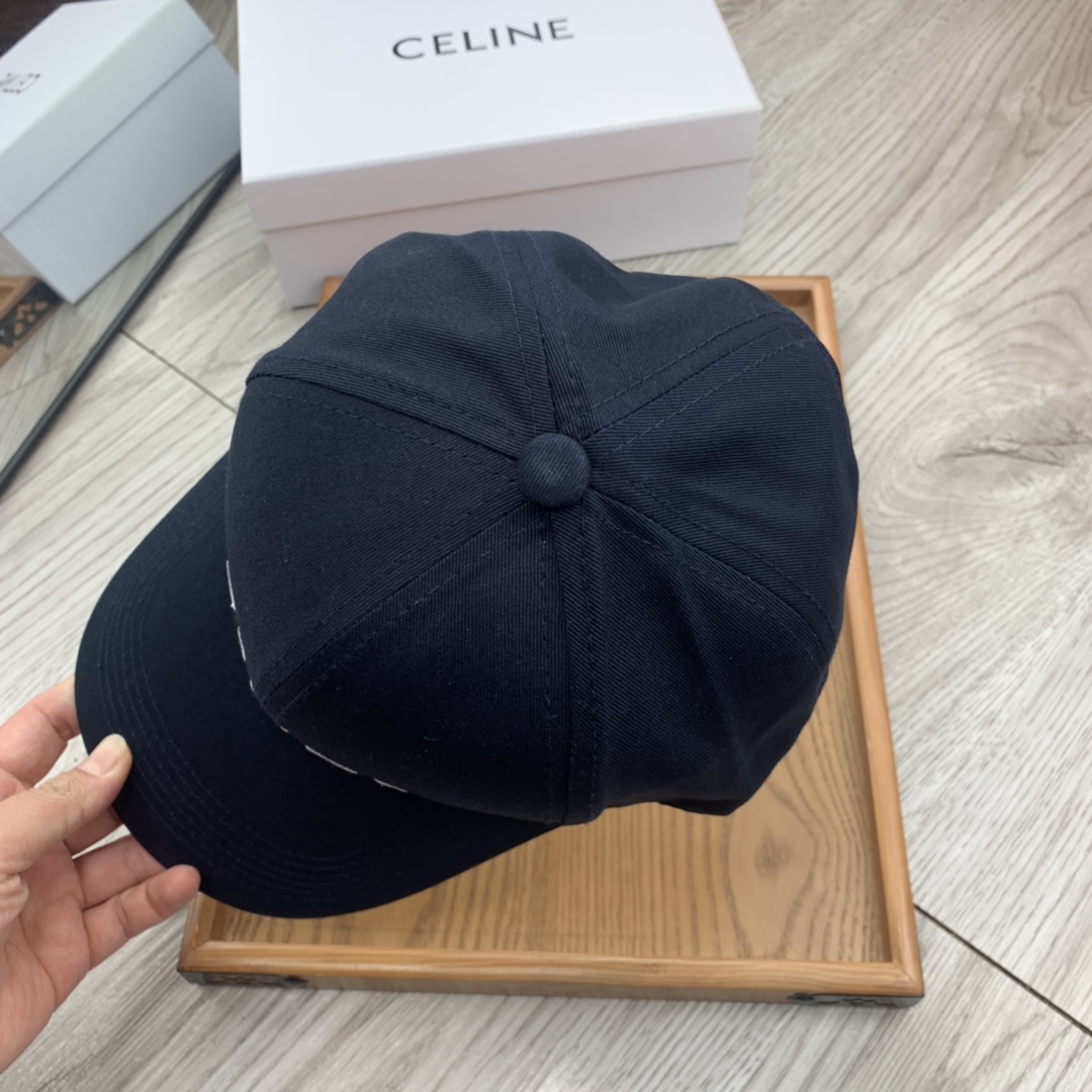 Celine Baseball Cap In Cotton - DesignerGu