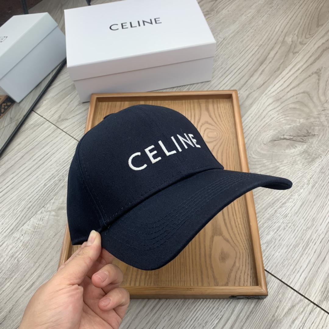 Celine Baseball Cap In Cotton - DesignerGu