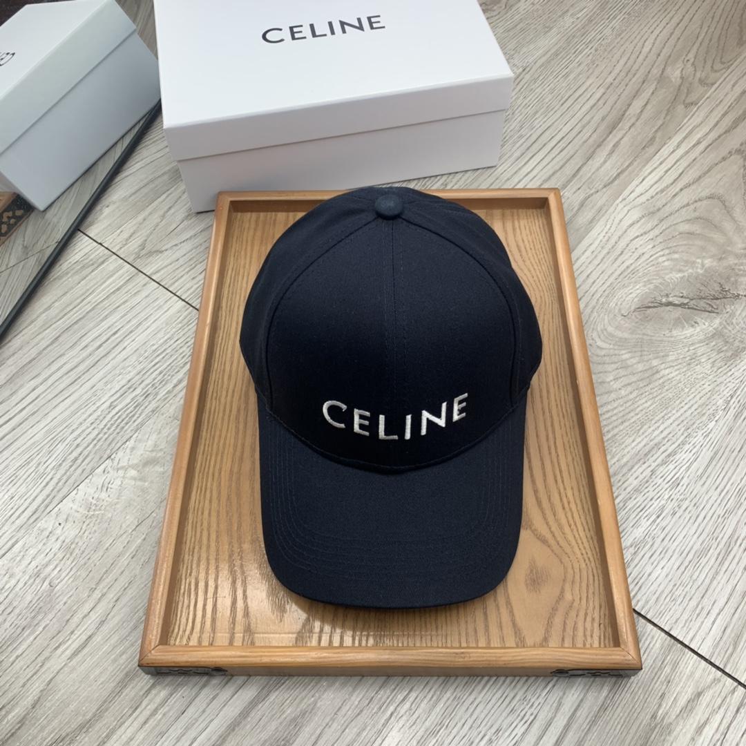 Celine Baseball Cap In Cotton - DesignerGu