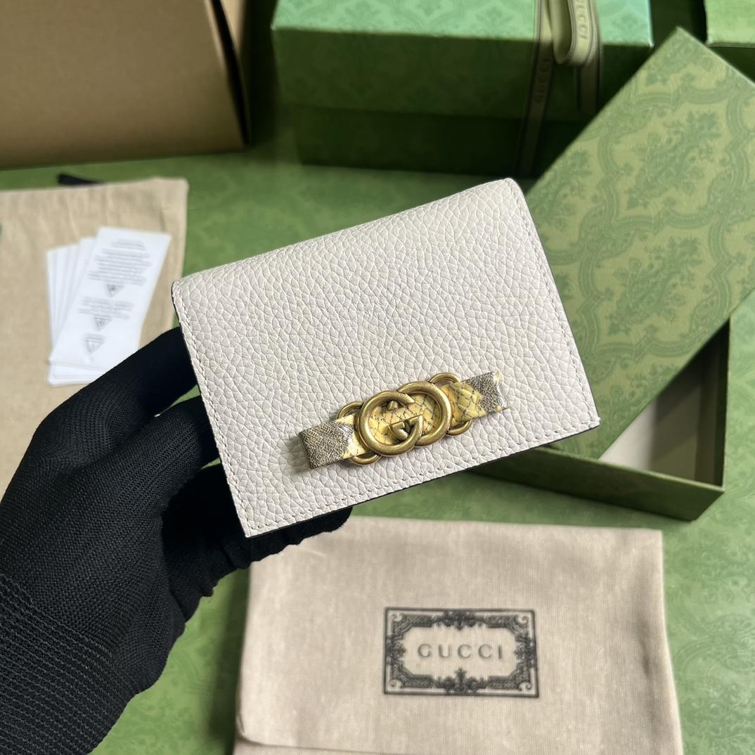 Gucci Wallet With Interlocking G Python Bow - DesignerGu