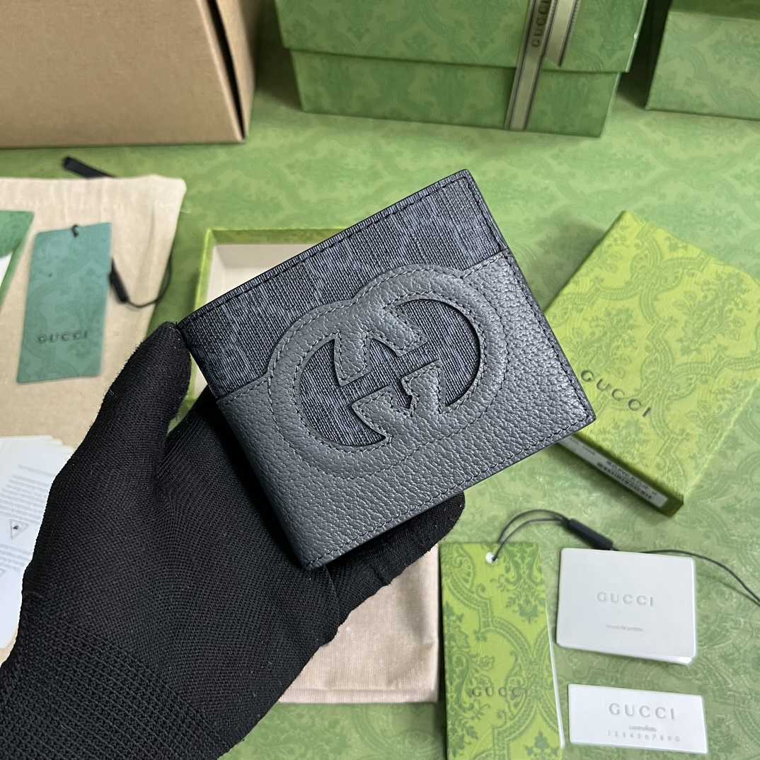 Gucci Wallet With Cut-out Interlocking G - DesignerGu