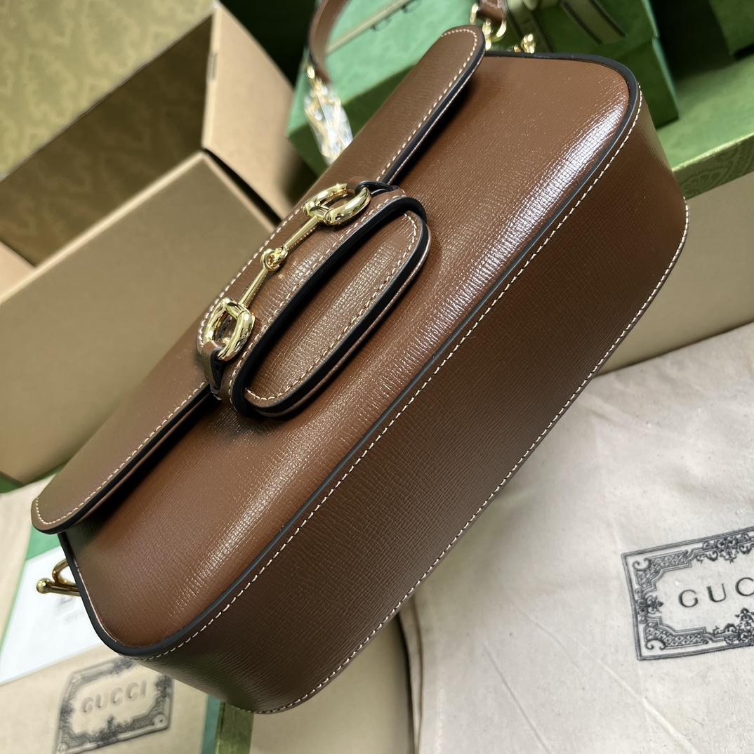 Gucci Horsebit 1955 Small Shoulder Bag(24-13-5cm)   - DesignerGu