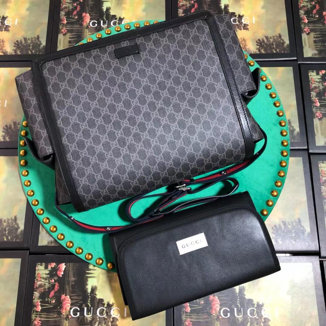 Gucci GG Supreme Diaper Bag(44-28-14cm) - DesignerGu