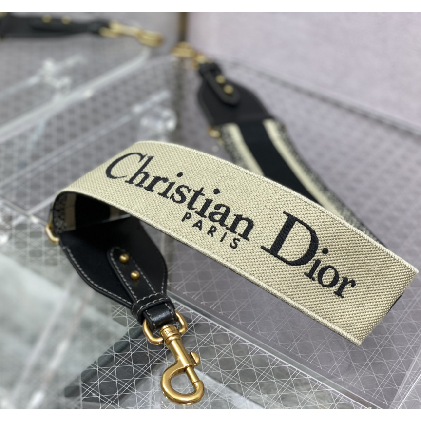 Dior Leather Long Shoulder Straps Belt - DesignerGu