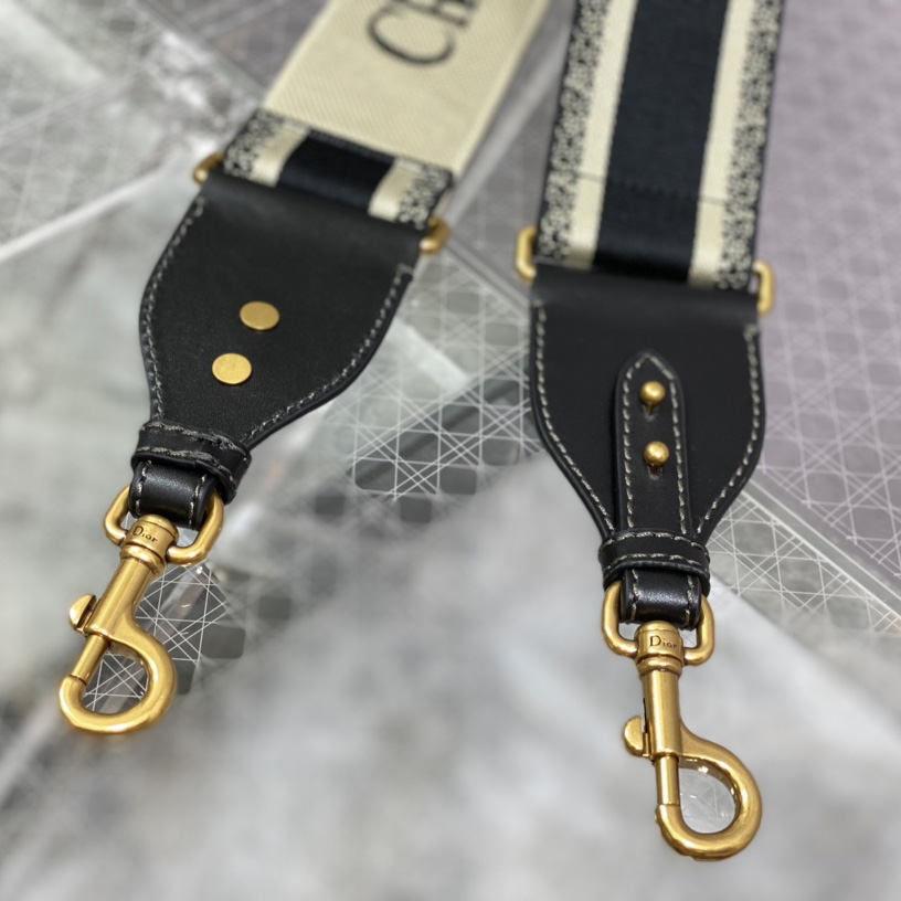 Dior Leather Long Shoulder Straps Belt - DesignerGu