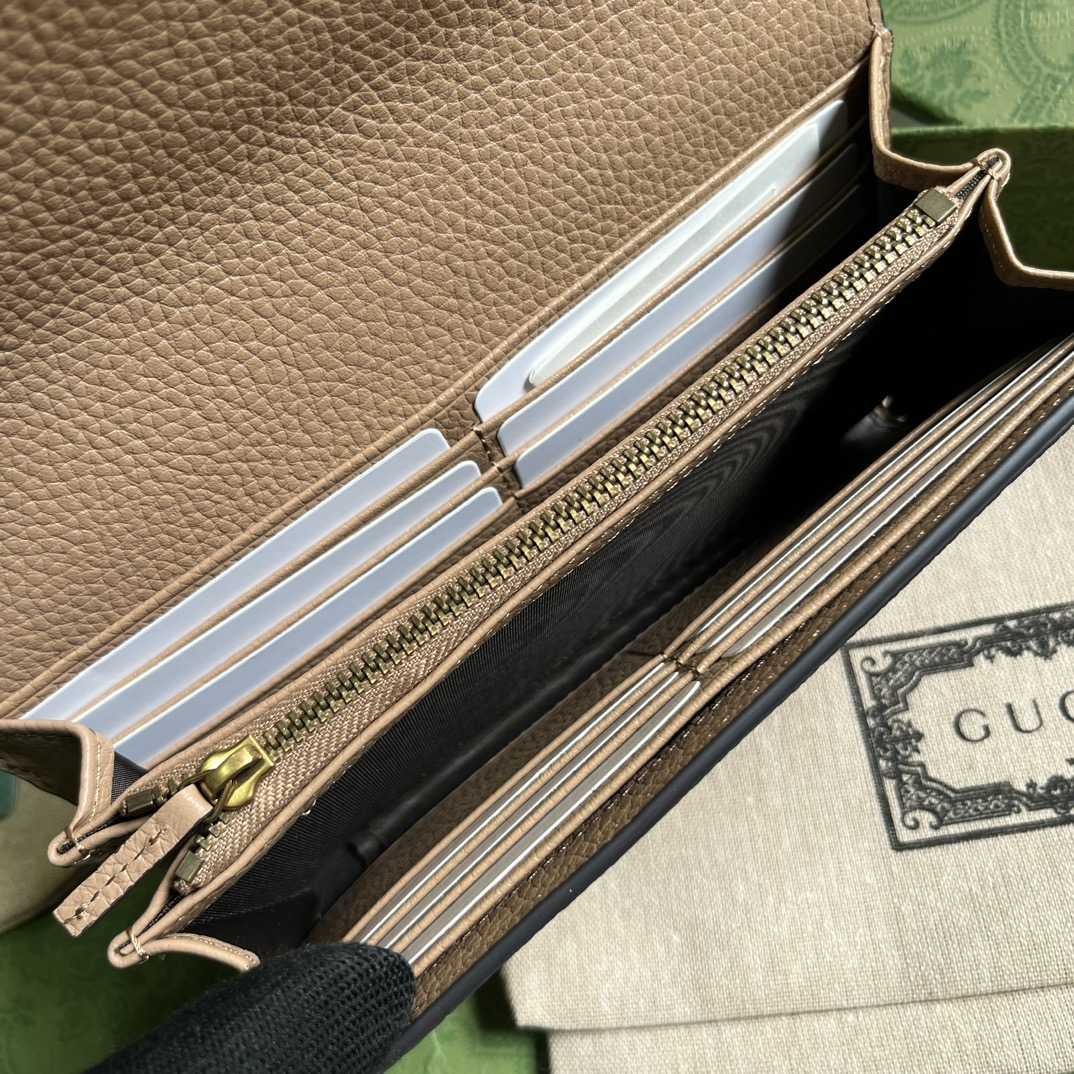 Gucci Chain Wallet With Interlocking G Python Bow(19-10-4cm) - DesignerGu