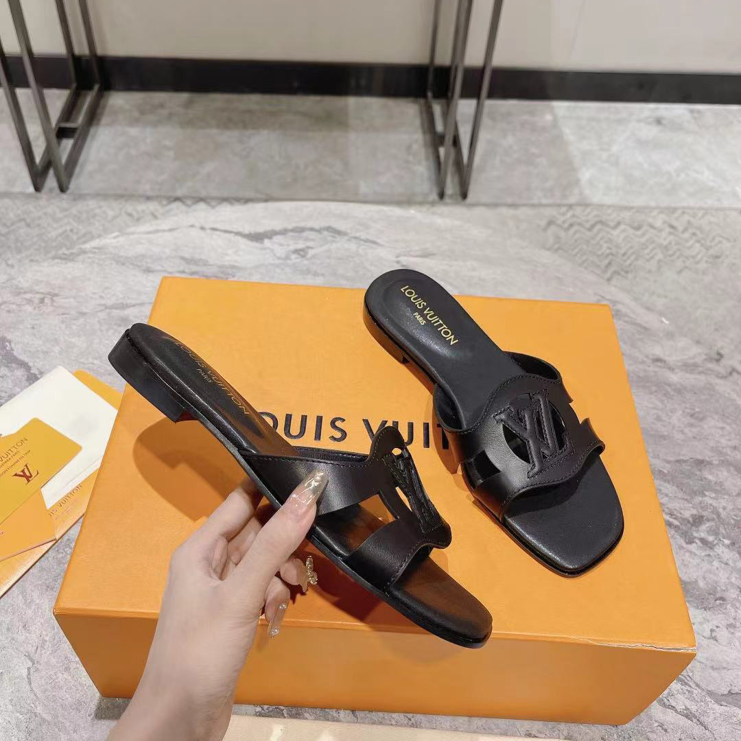 Louis Vuitton LV Isola Flat Mule   1ABP0E - DesignerGu