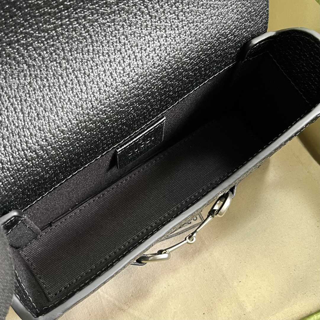 Gucci Horsebit 1955 Jumbo GG Mini Bag(18-12-5cm) - DesignerGu