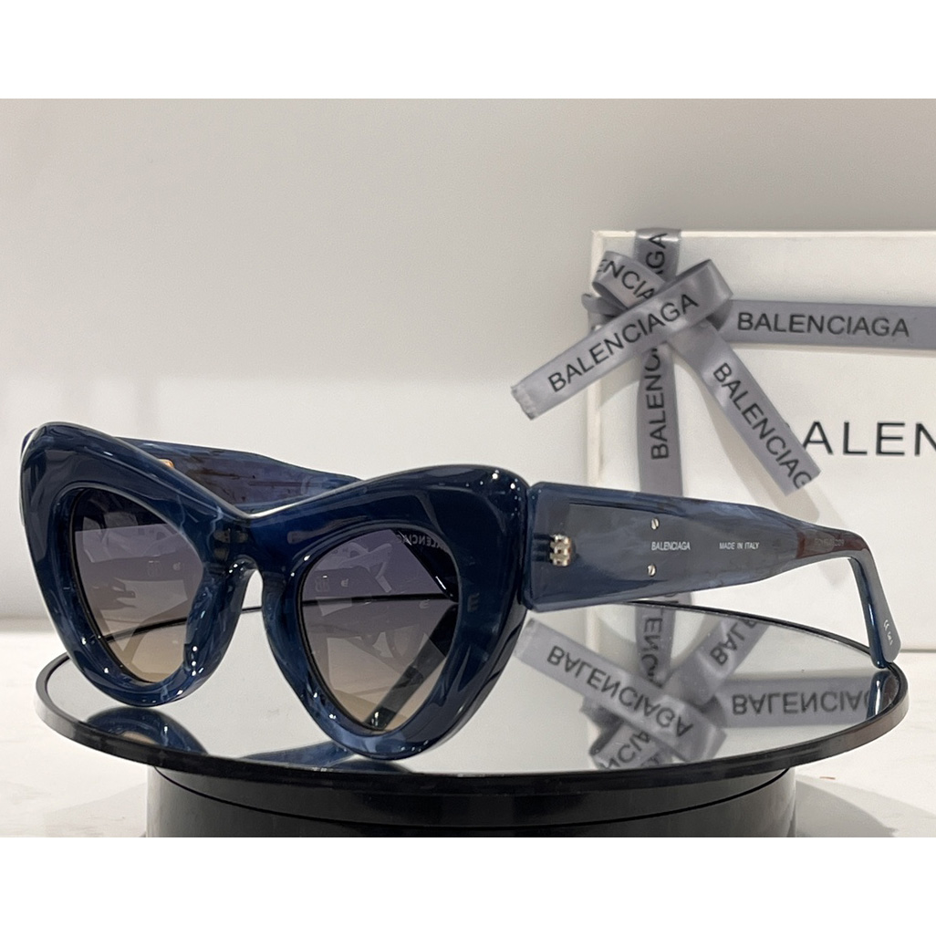 Balenciaga Cat-eye Logo-print Sunglasses    BB0204S - DesignerGu