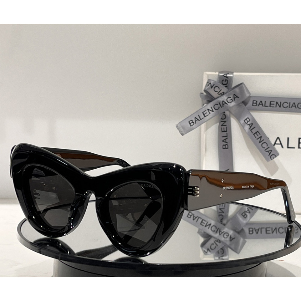 Balenciaga Cat-eye Logo-print Sunglasses    BB0204S - DesignerGu