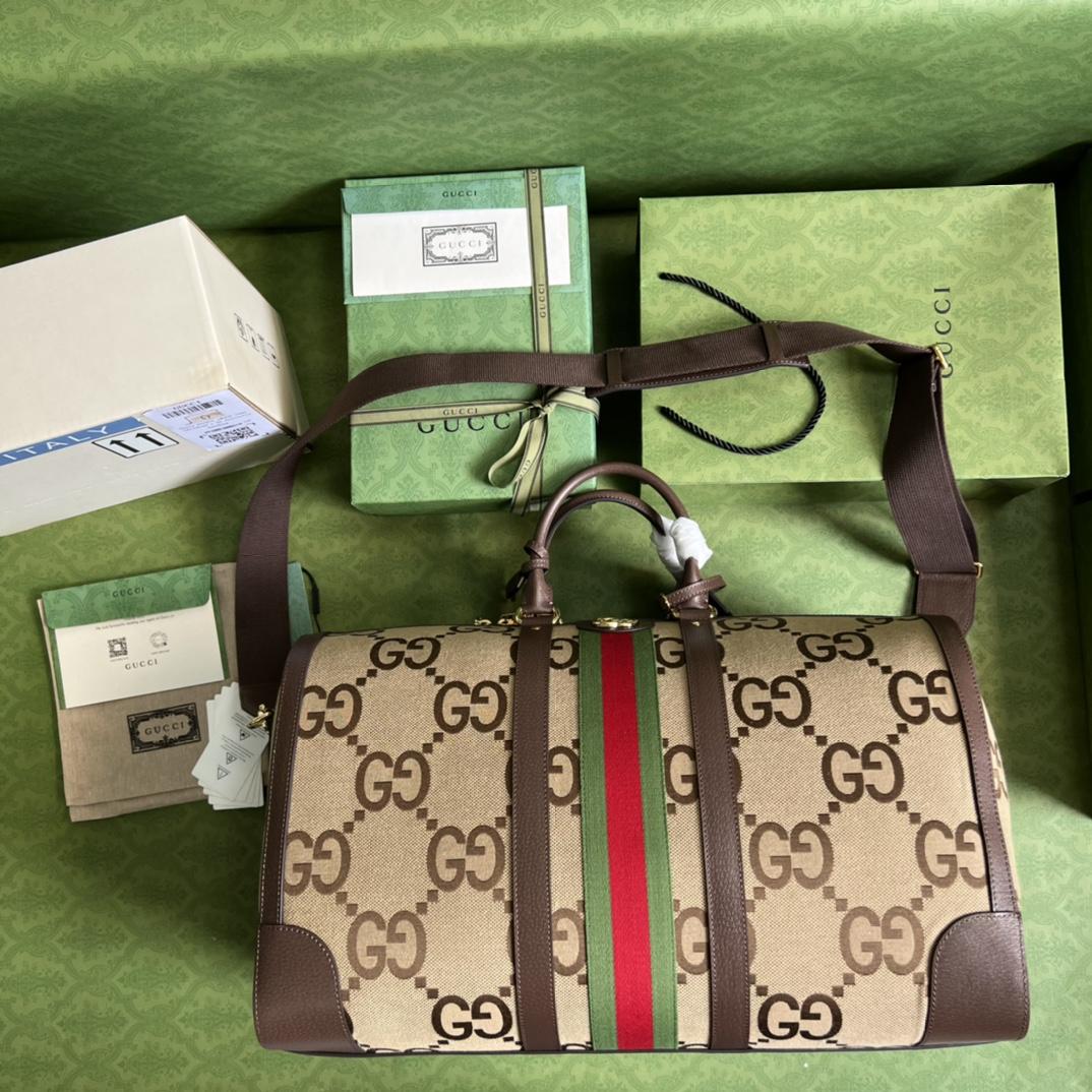 Gucci Jumbo GG Large Duffle Bag(52*30*29cm) - DesignerGu