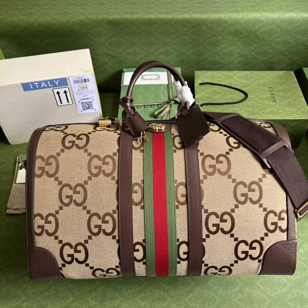 Gucci Jumbo GG Large Duffle Bag(52*30*29cm) - DesignerGu