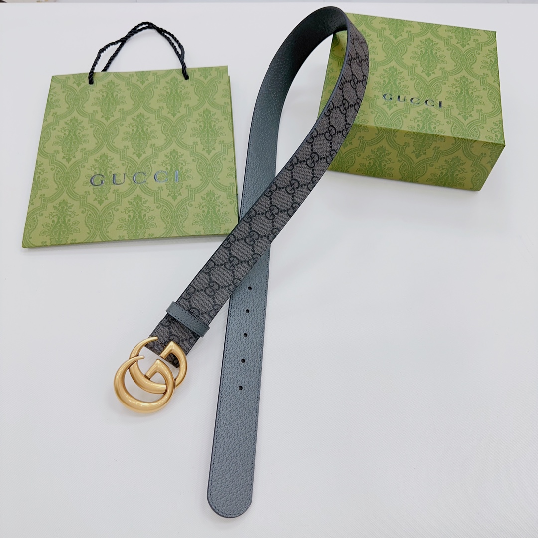 Gucci GG Marmont Reversible Belt - DesignerGu