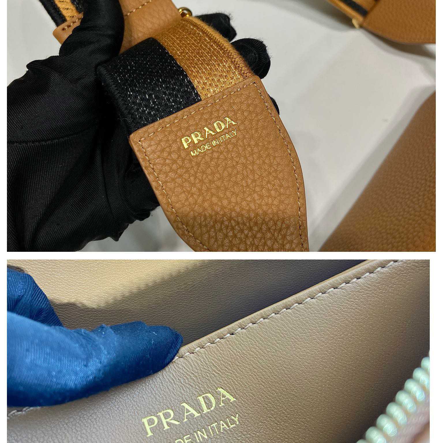 Prada Leather Shoulder Bag - DesignerGu