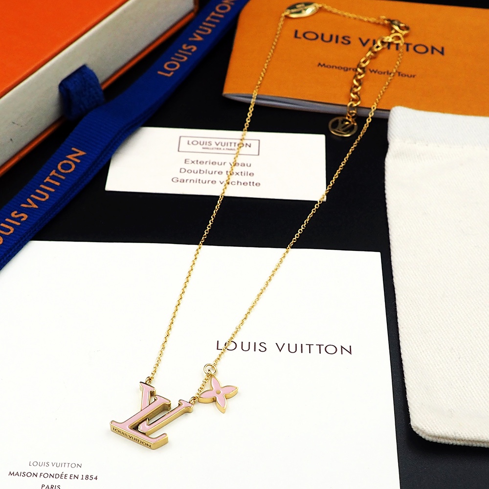 Louis Vuitton LV Iconic Enamel Necklace    M01215 - DesignerGu