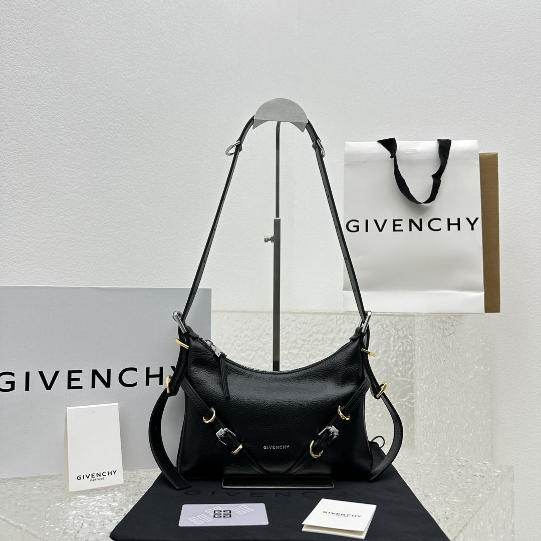 Givenchy Mini Voyou Bag In Leather (18X24x3.5cm) - DesignerGu