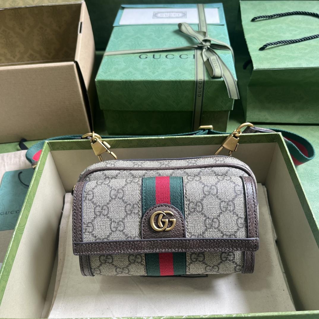 Gucci Ophidia GG Mini Bag(20-12.5-9cm)    - DesignerGu