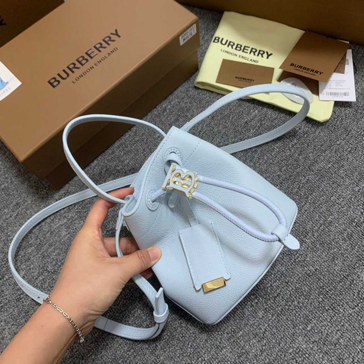 Burberry Mini TB Bucket Bag  - DesignerGu