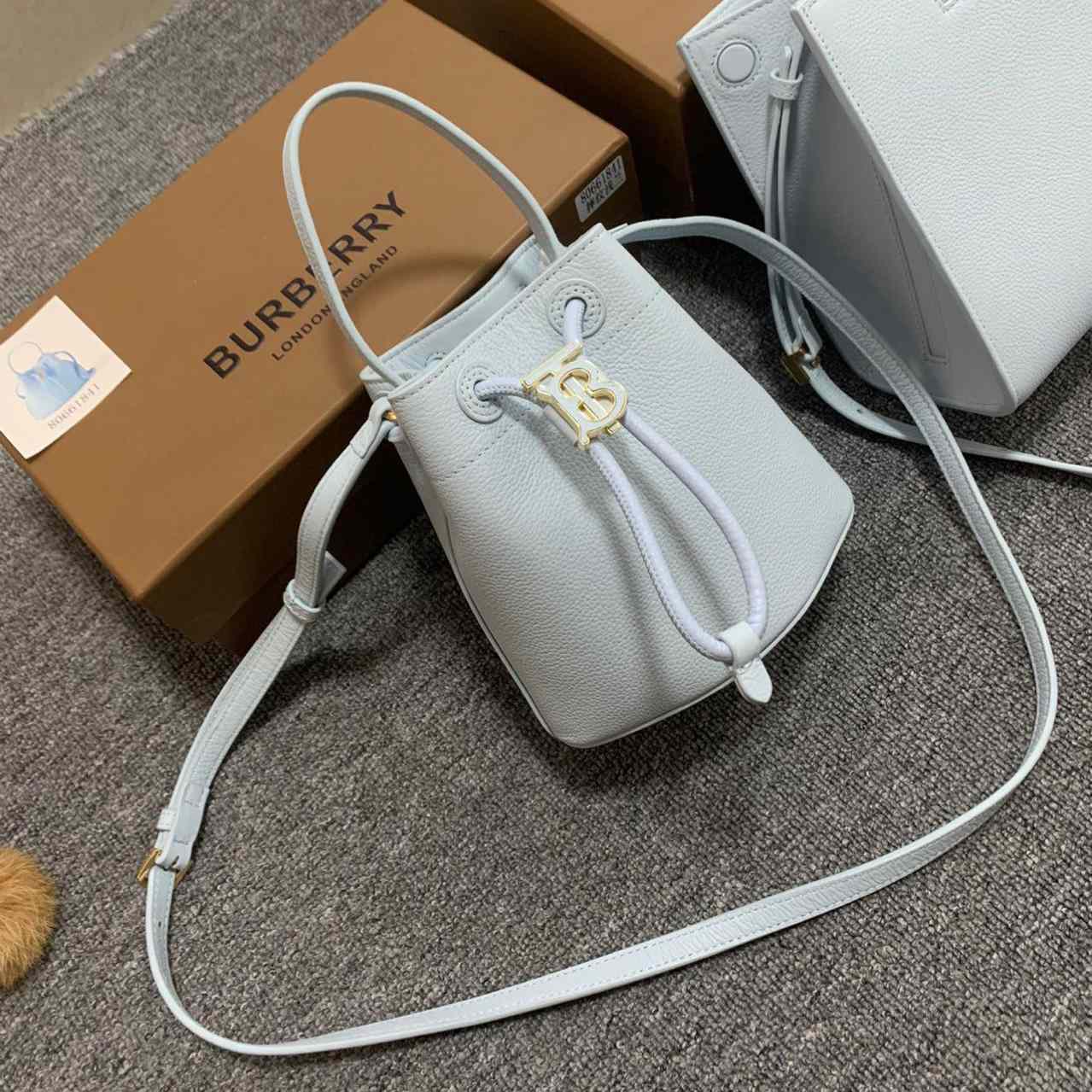 Burberry Mini TB Bucket Bag  - DesignerGu