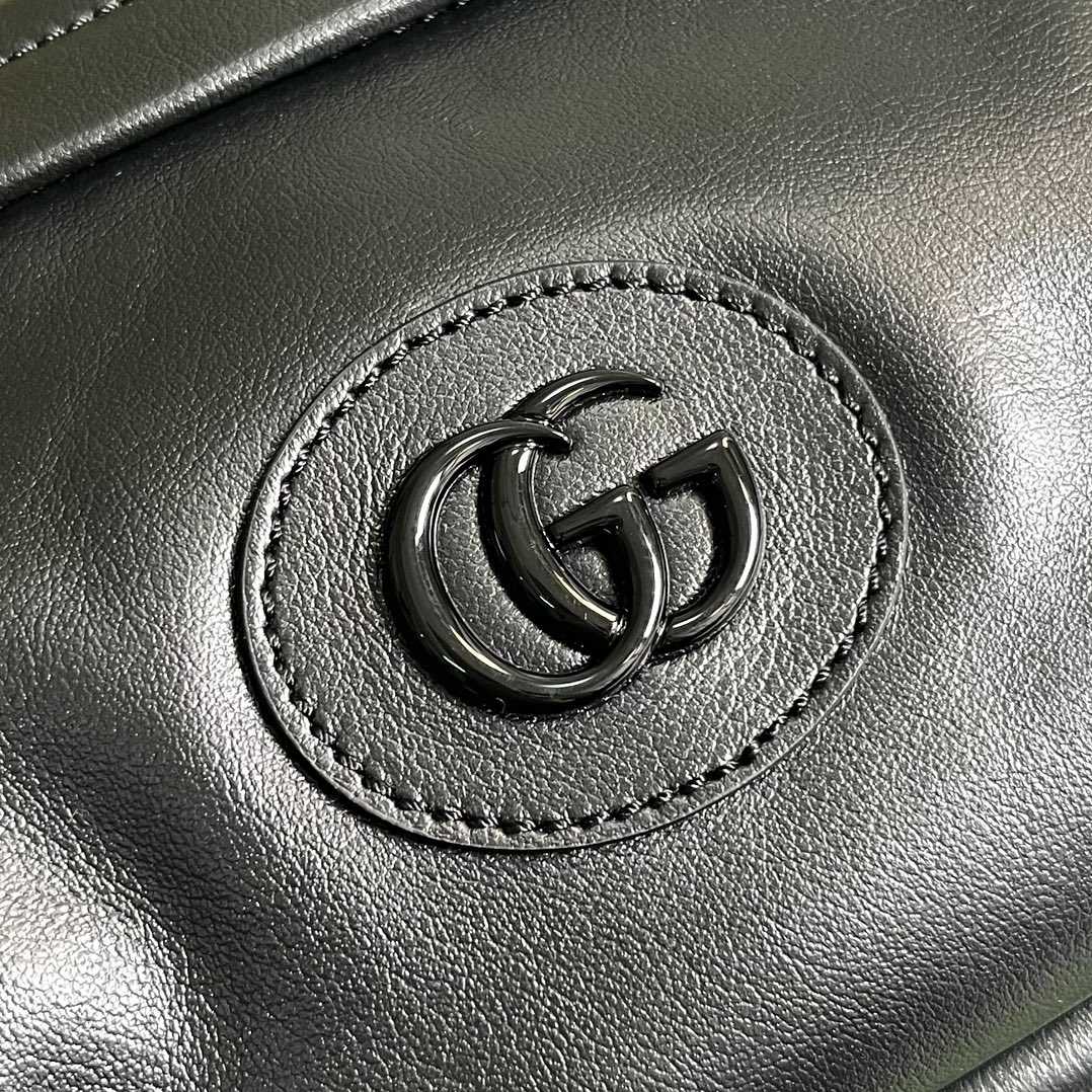 Gucci Shoulder Bag With Tonal Double G(23.5-15.5-8cm) - DesignerGu