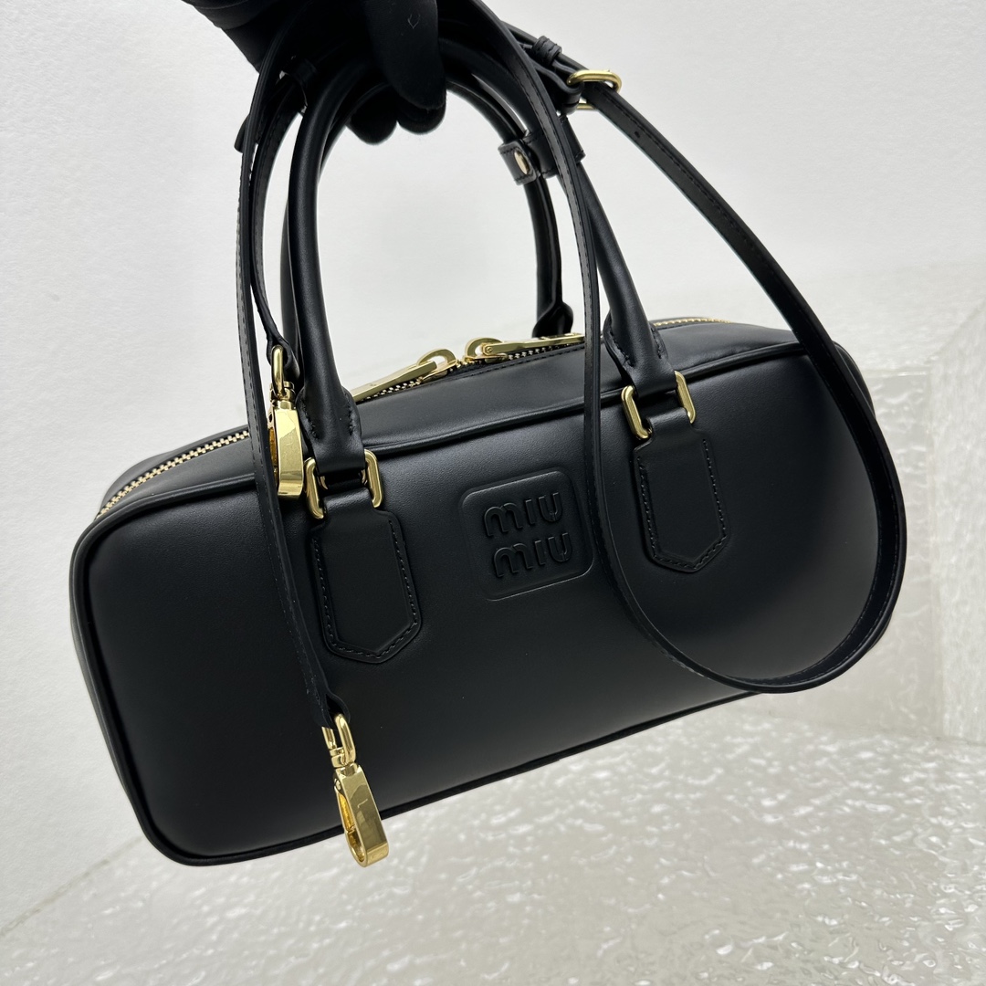 Miu Miu Leather Top-handle Bag - DesignerGu