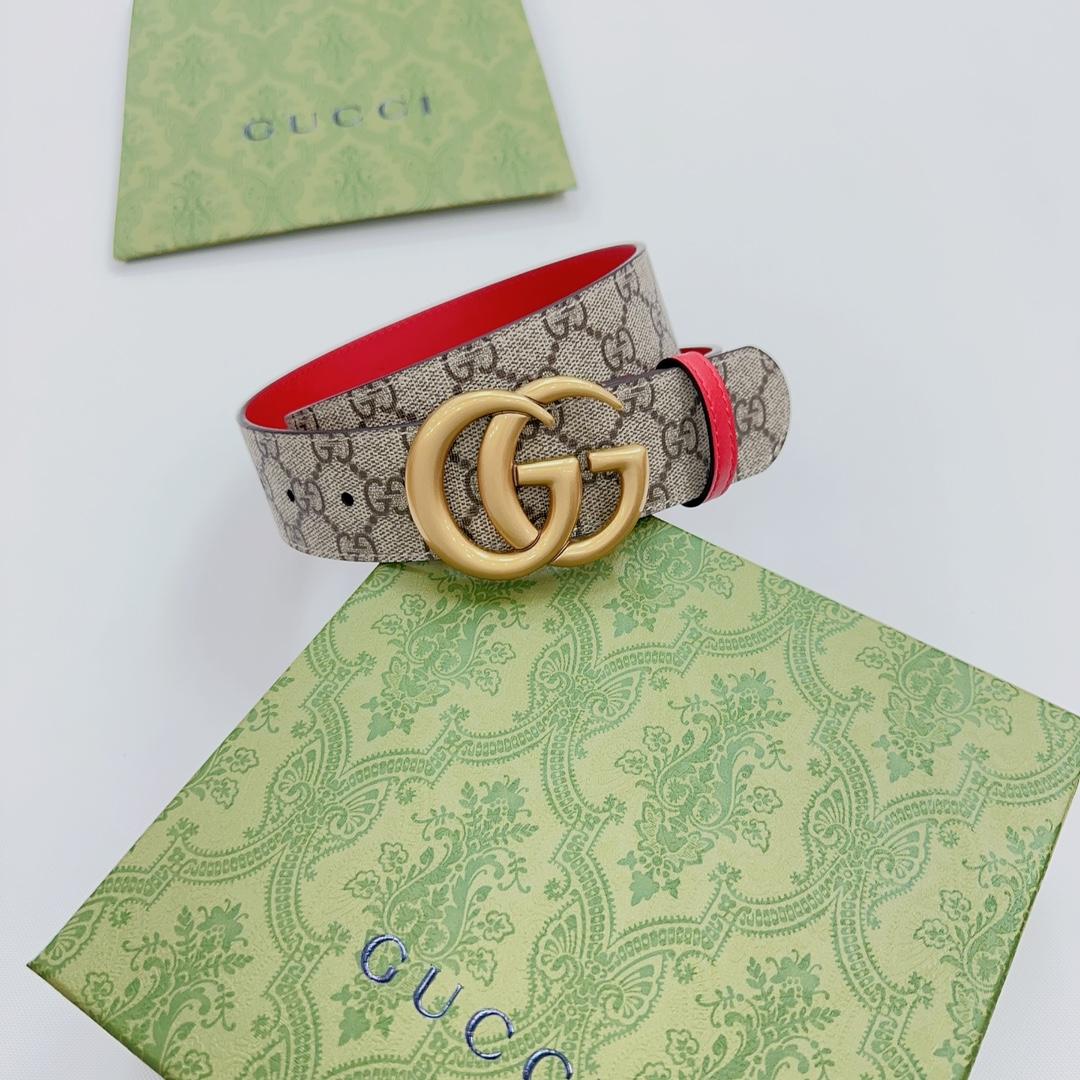 Gucci GG Marmont Reversible Belt - DesignerGu