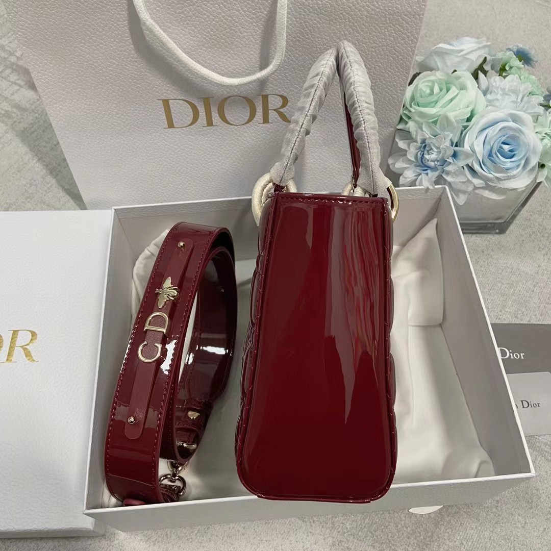 Dior Lady Dior Bag(20-16.5-8cm) - DesignerGu