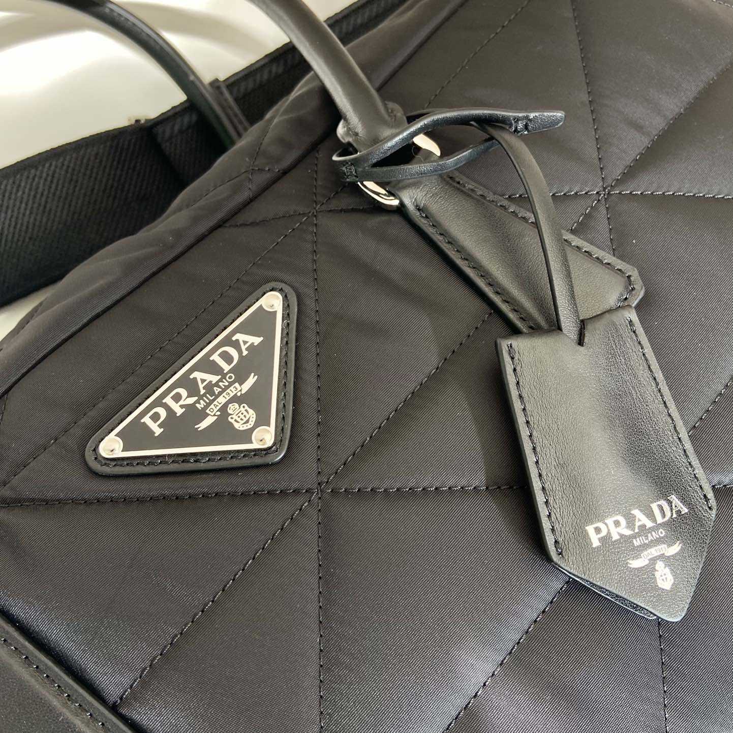 Prada Quilted Re-Nylon Travel Bag - DesignerGu