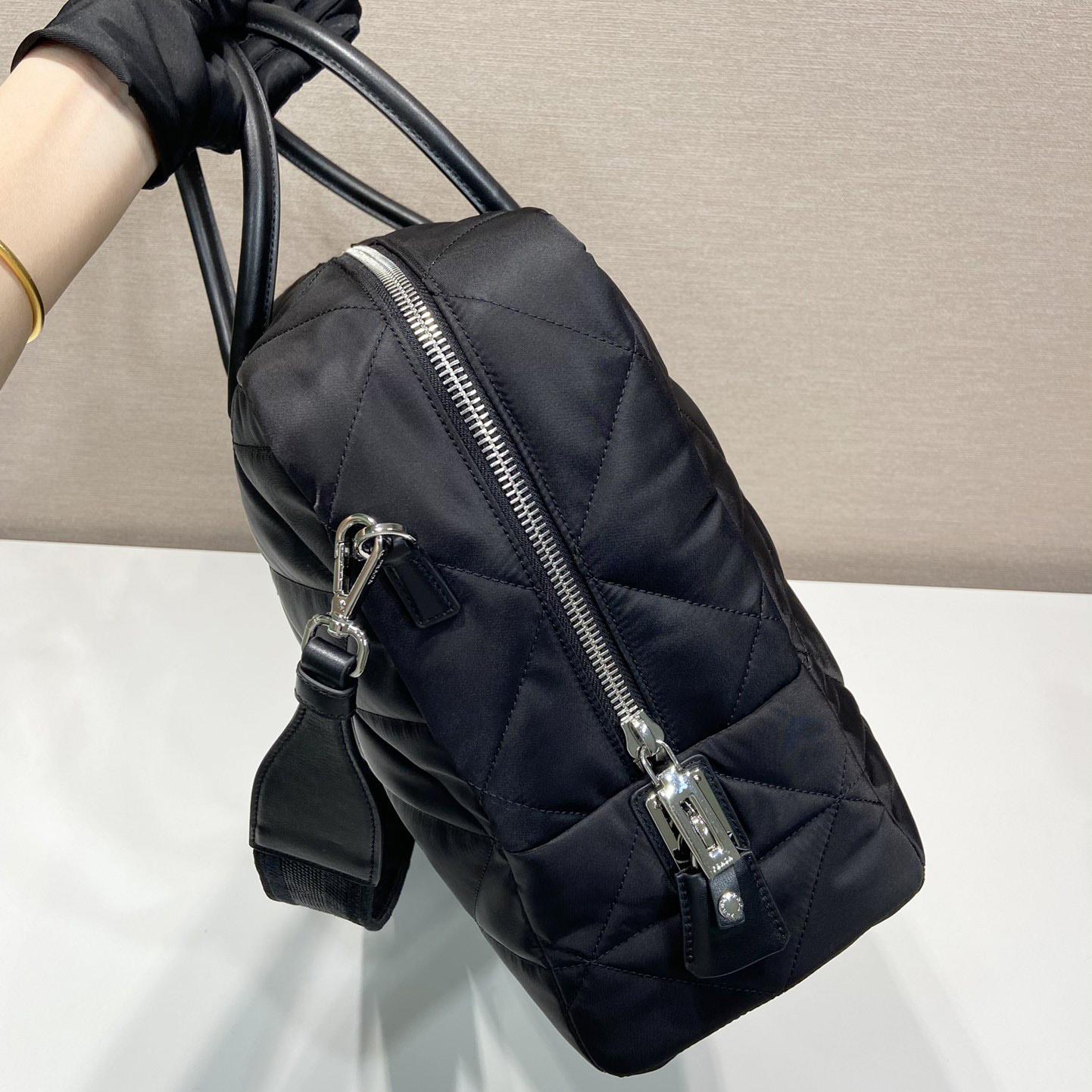 Prada Quilted Re-Nylon Travel Bag - DesignerGu