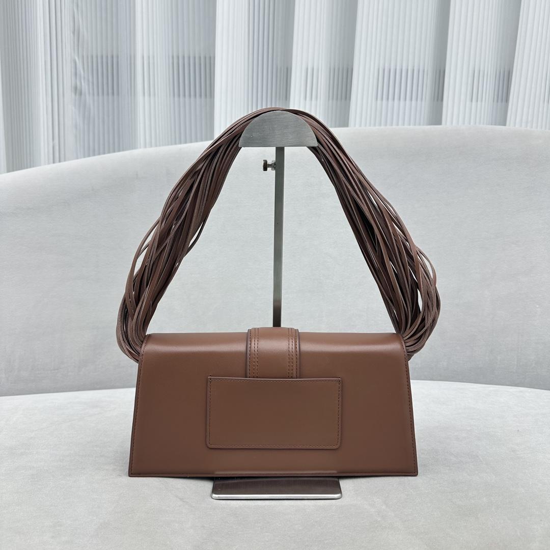 Jacquemus Le Bambino Long Ficiu Shoulder Bag(26-14cm) - DesignerGu