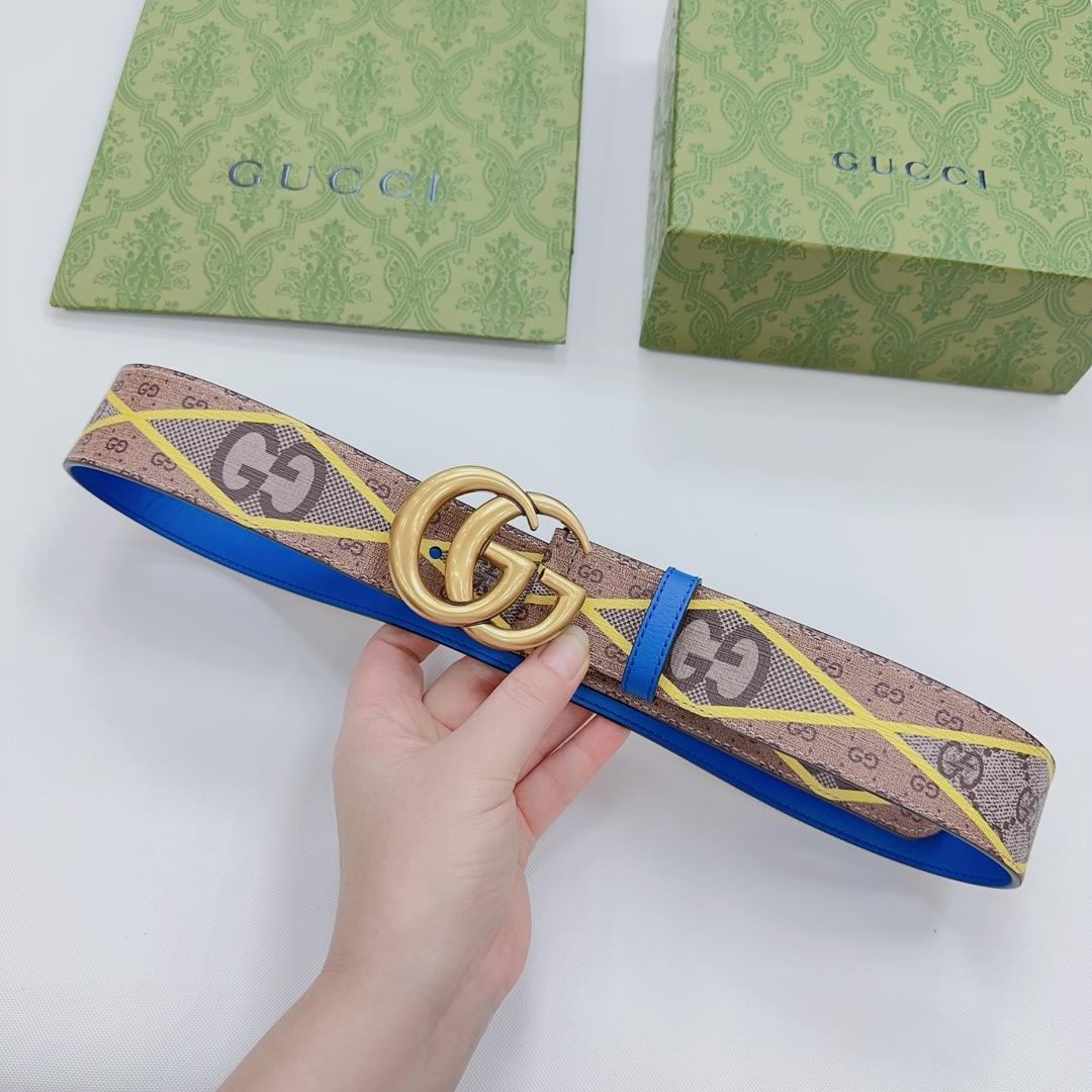 Gucci GG Marmont Wide Belt - DesignerGu