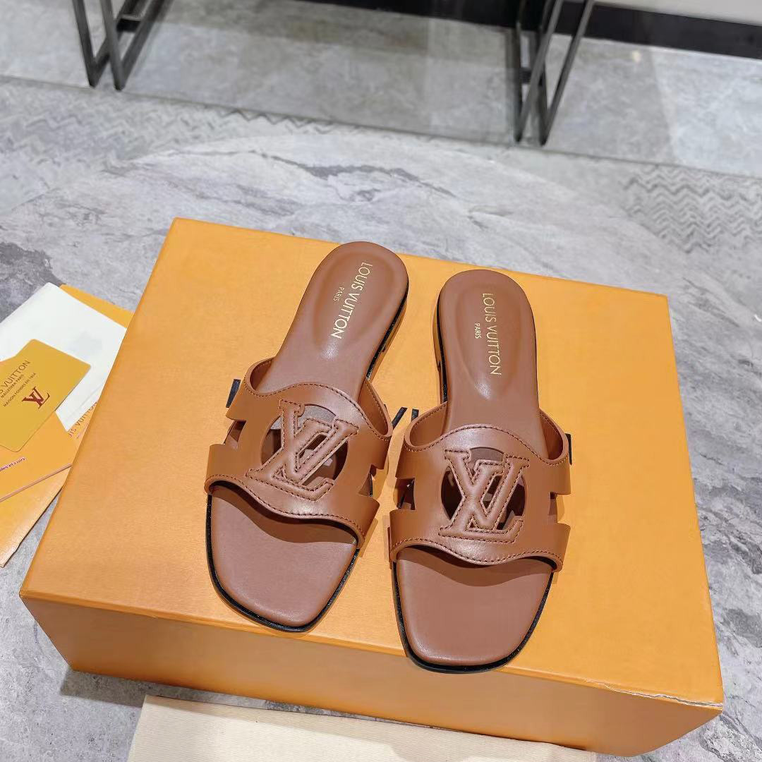 Louis Vuitton LV Isola Flat Mule   1ABP22 - DesignerGu