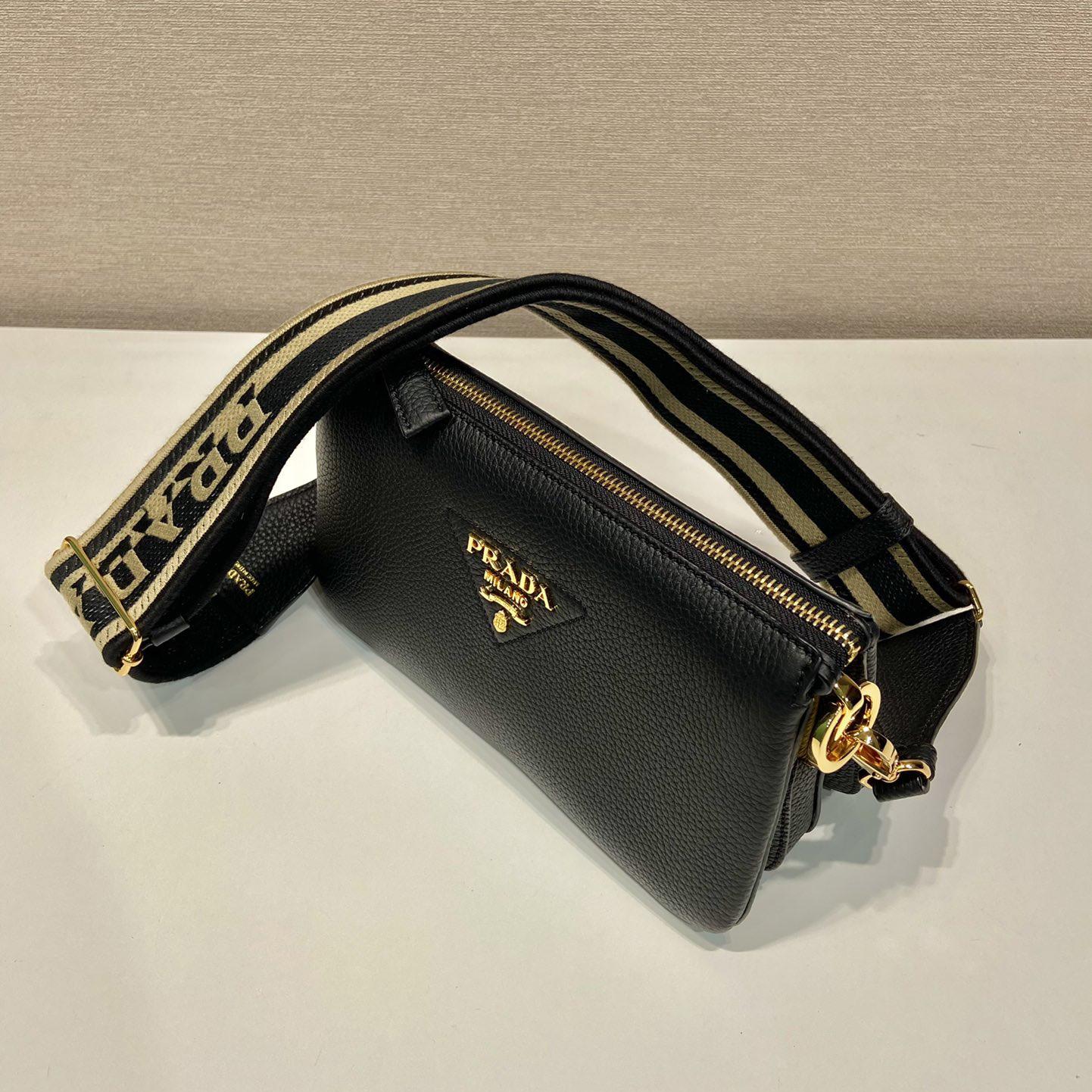 Prada Leather Shoulder Bag - DesignerGu