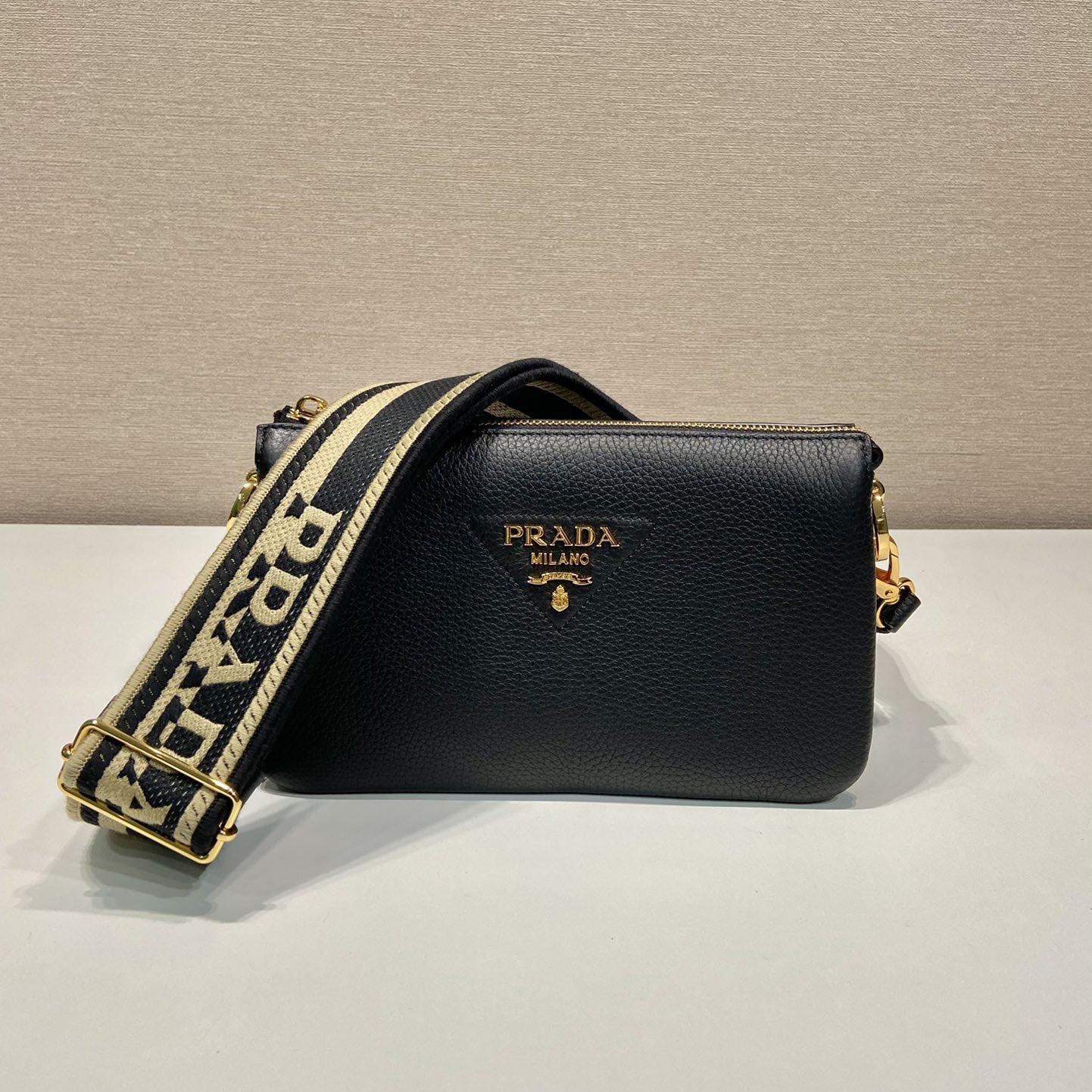 Prada Leather Shoulder Bag - DesignerGu