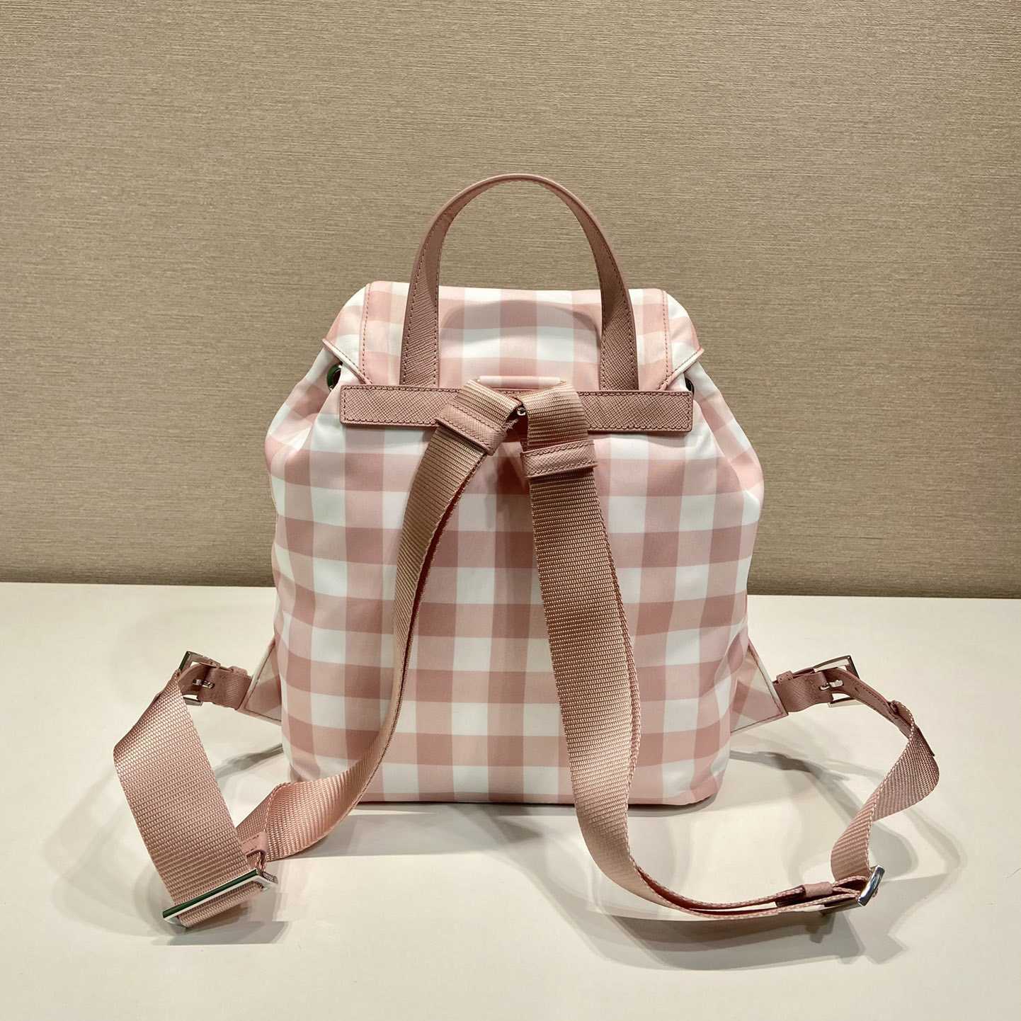 Prada Small Printed Re-Nylon Backpack - DesignerGu