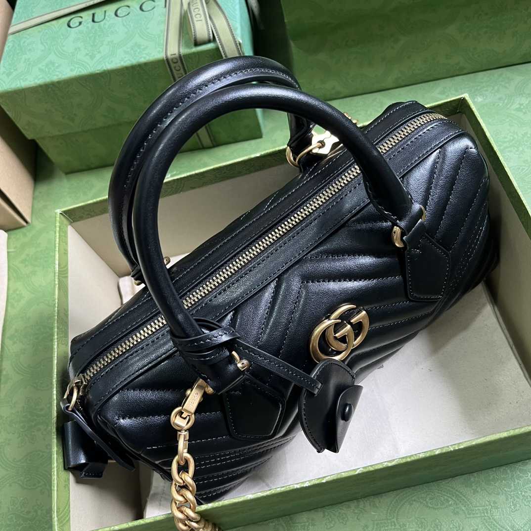 Gucci GG Marmont Small Top Handle Bag(27-13.5-10cm) - DesignerGu