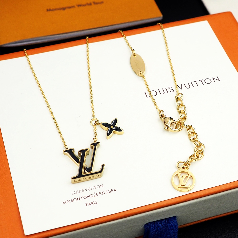 Louis Vuitton LV Iconic Enamel Necklace     - DesignerGu