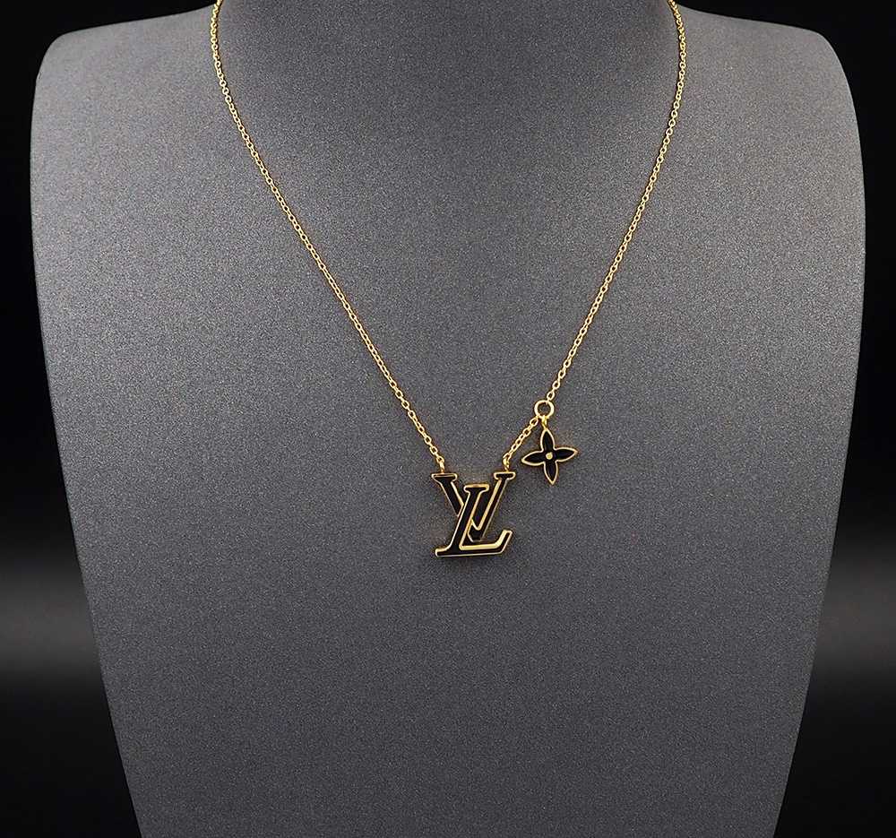 Louis Vuitton LV Iconic Enamel Necklace     - DesignerGu