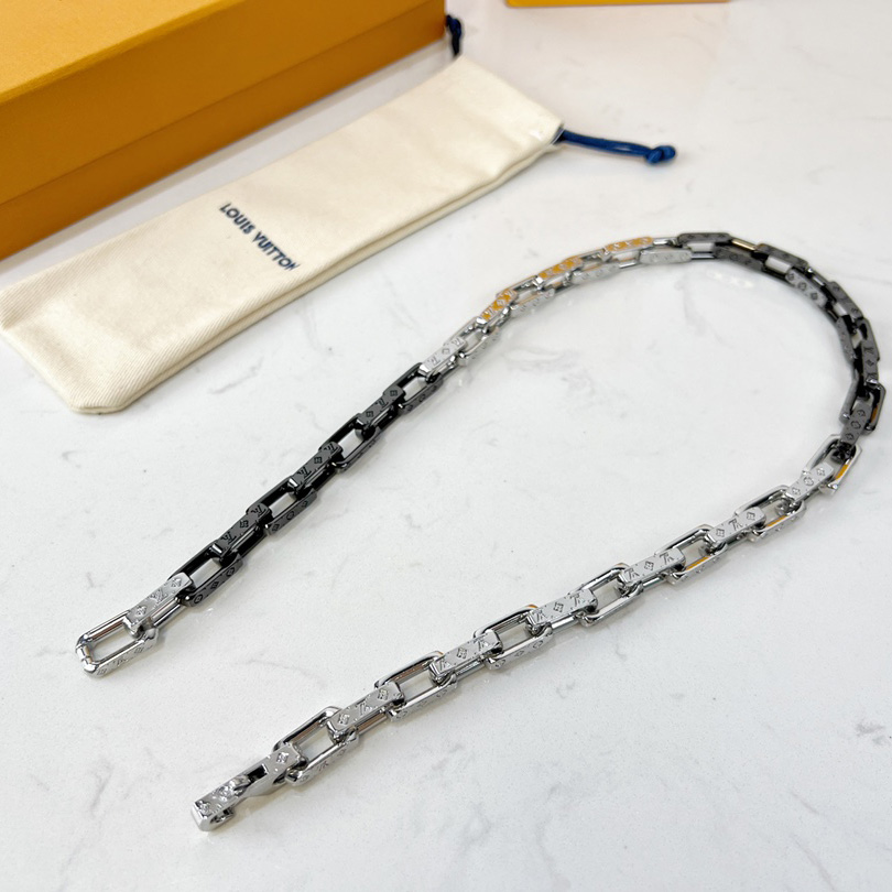 Louis Vuitton Monogram Chain Necklace     - DesignerGu