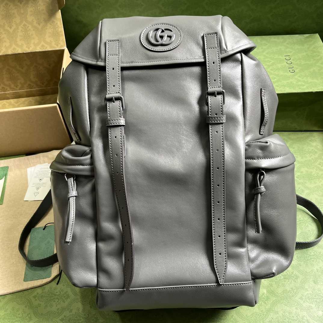 Gucci Backpack With Tonal Double G(38-44-15cm) - DesignerGu