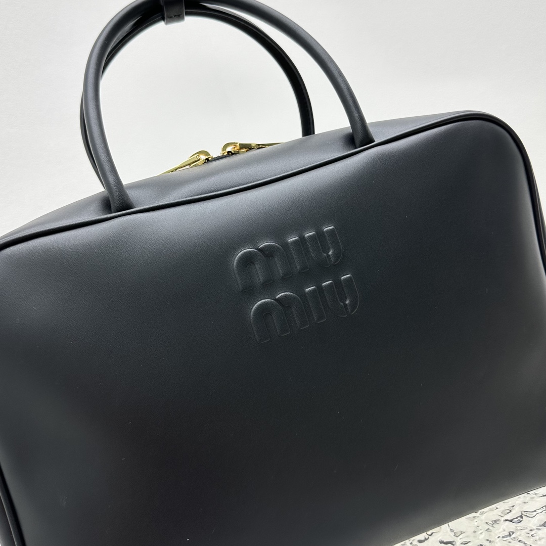 Miu Miu Leather Top-handle Bag - DesignerGu