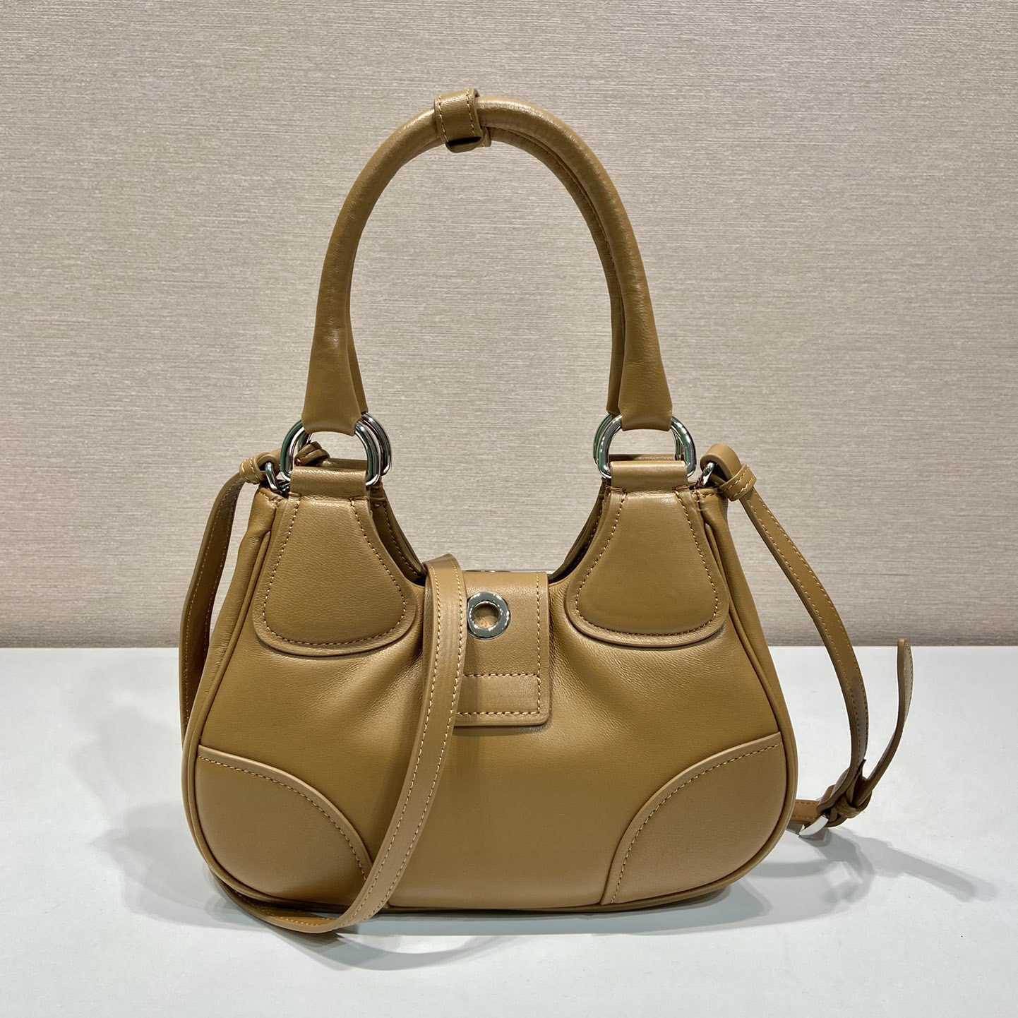 Prada Moon Padded Nappa-leather Bag - DesignerGu