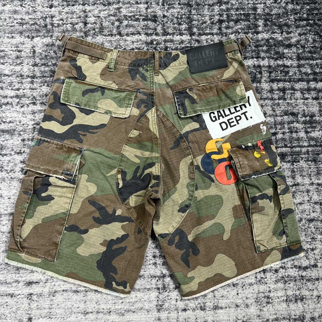 Gallery Dept G Patch Camo Cargo Shorts   629 - DesignerGu