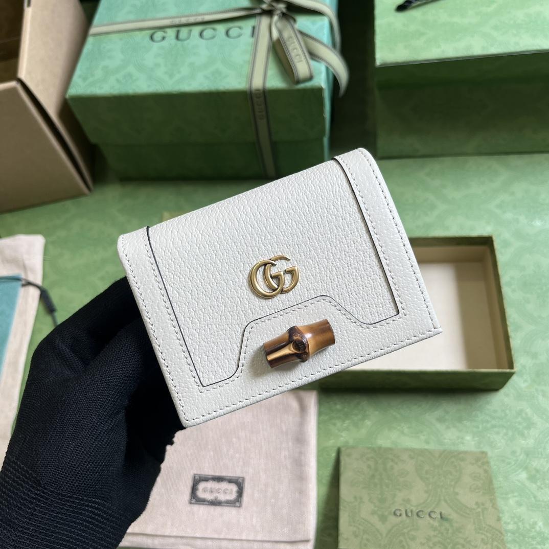 Gucci Diana Card Case Wallet - DesignerGu