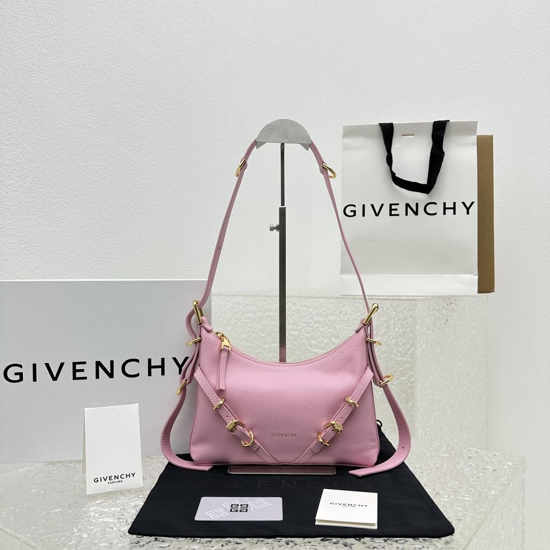 Givenchy Mini Voyou Bag In Leather (18X24x3.5cm) - DesignerGu