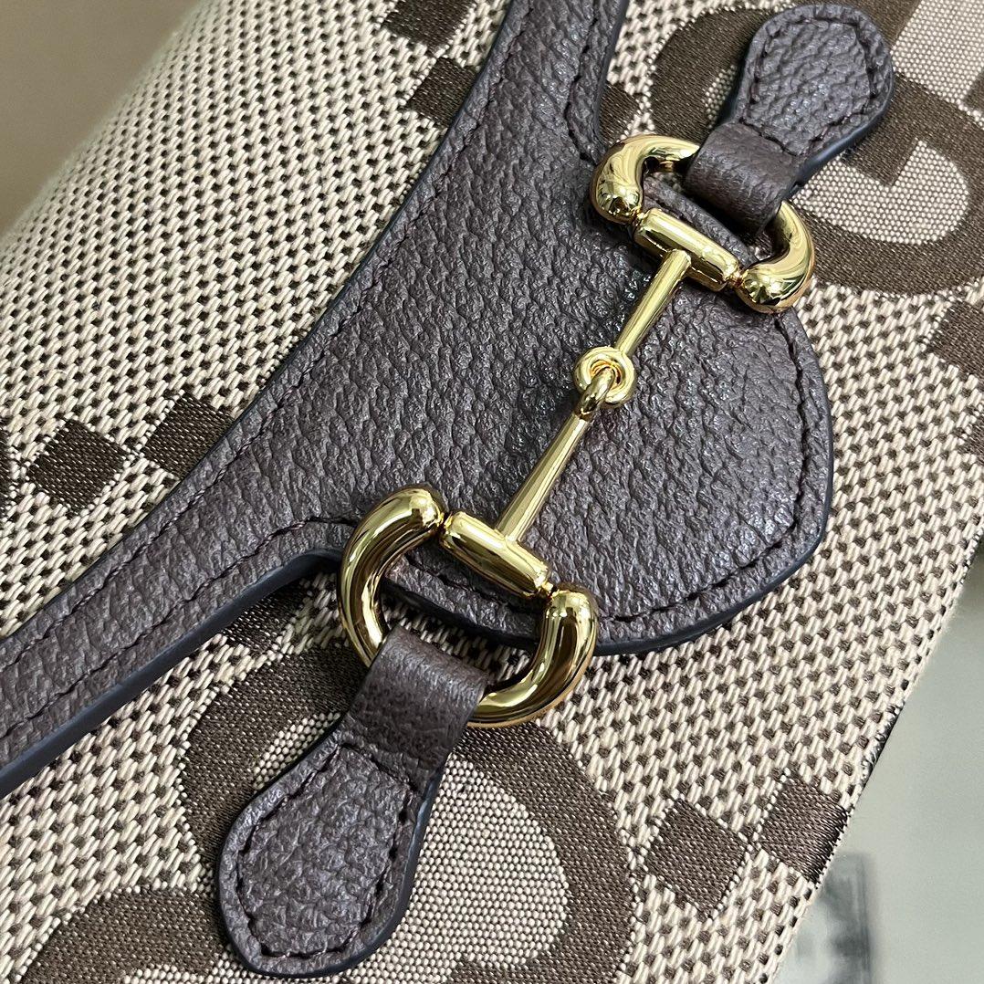 Gucci Horsebit 1955 Jumbo GG Mini Bag(18-12-5cm) - DesignerGu