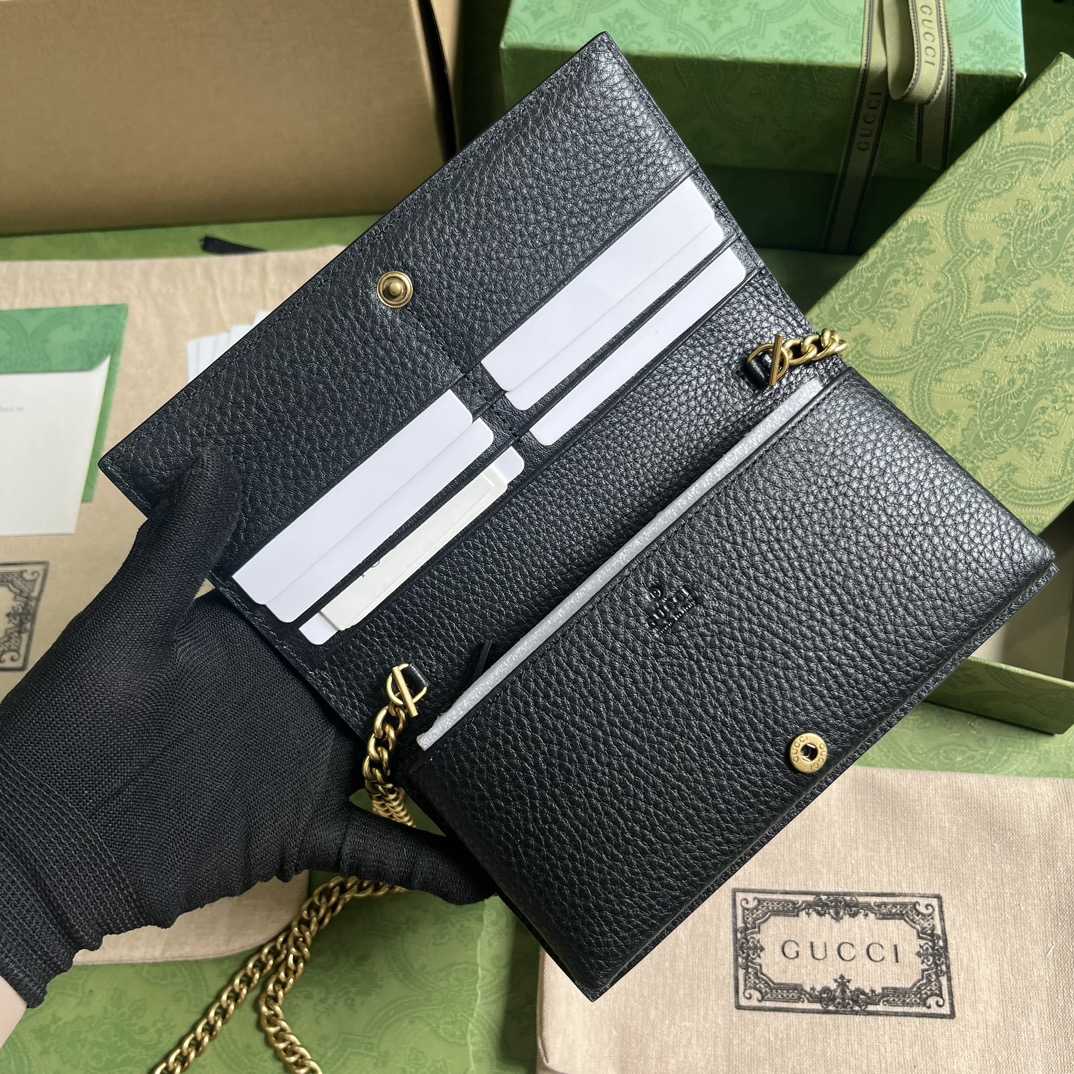 Gucci Chain Wallet With Interlocking G Python Bow(19-10-4cm) - DesignerGu