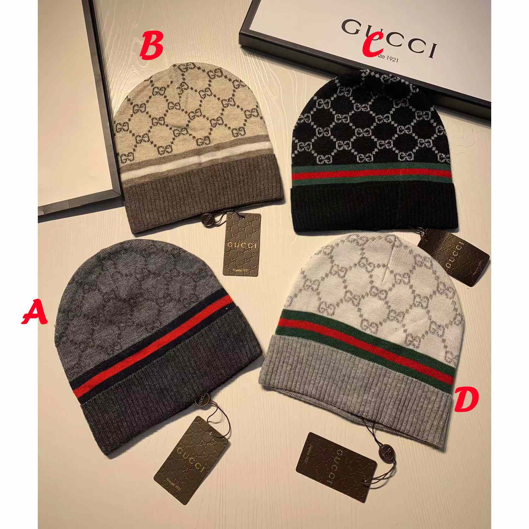 Gucci Beanie Hats  - DesignerGu