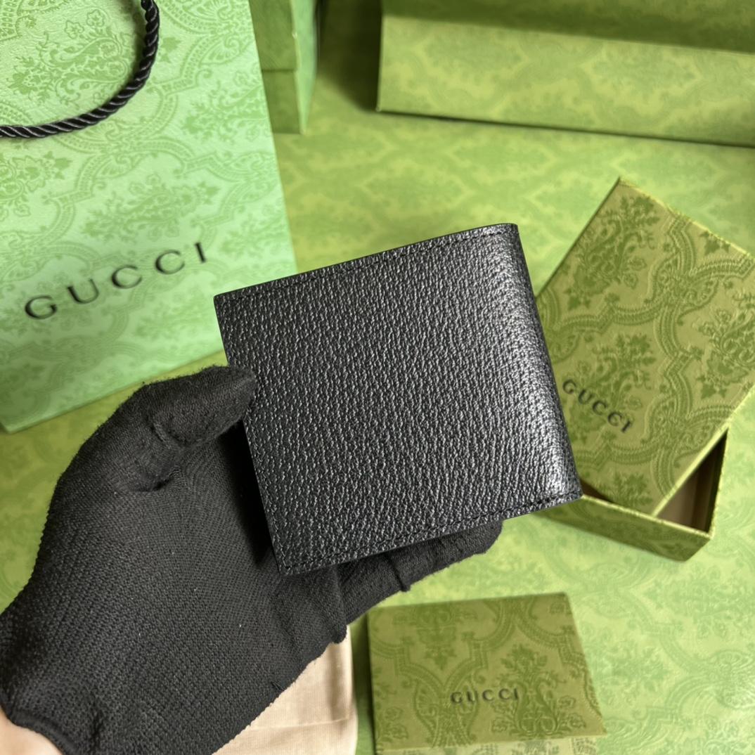 Gucci GG Marmont Leather Bi-fold Wallet - DesignerGu