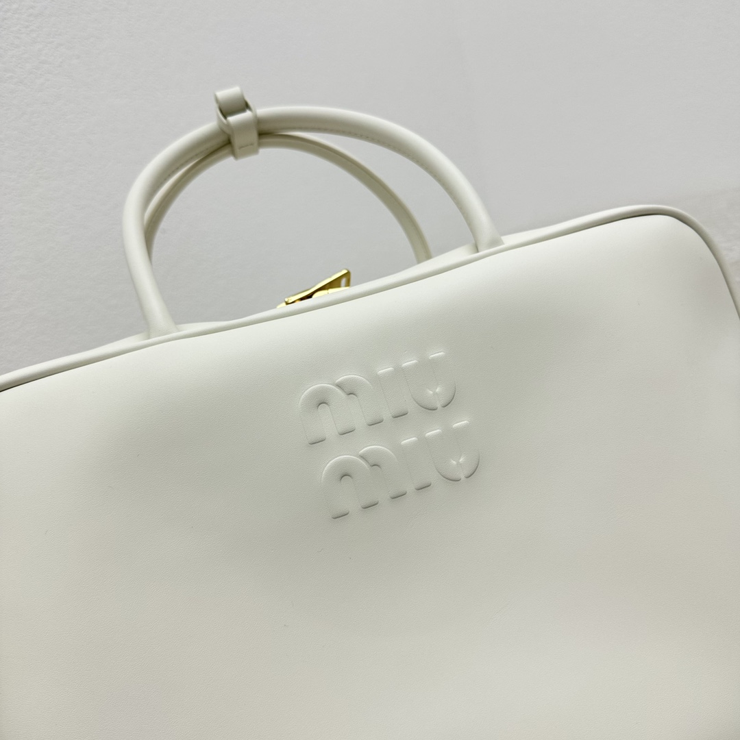 Miu Miu Leather Top-handle Bag - DesignerGu